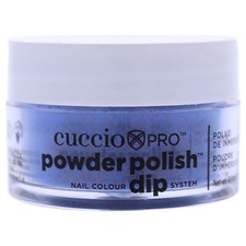 Cuccio Pro Powder Polish Nail Colour Dip System - Purple With Red Glitter-0.5 oz