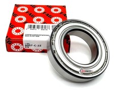 FAG 6007 ZZ C3 Deep Groove Ball Bearing, Metal Shielded 35x62x14 mm