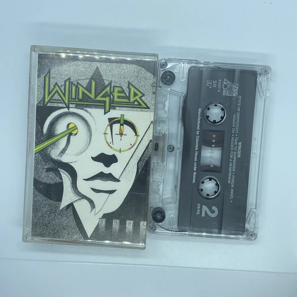 WINGER - Winger - 1988 Cassette Tape - US Version Rare Import - Image 2 of 4