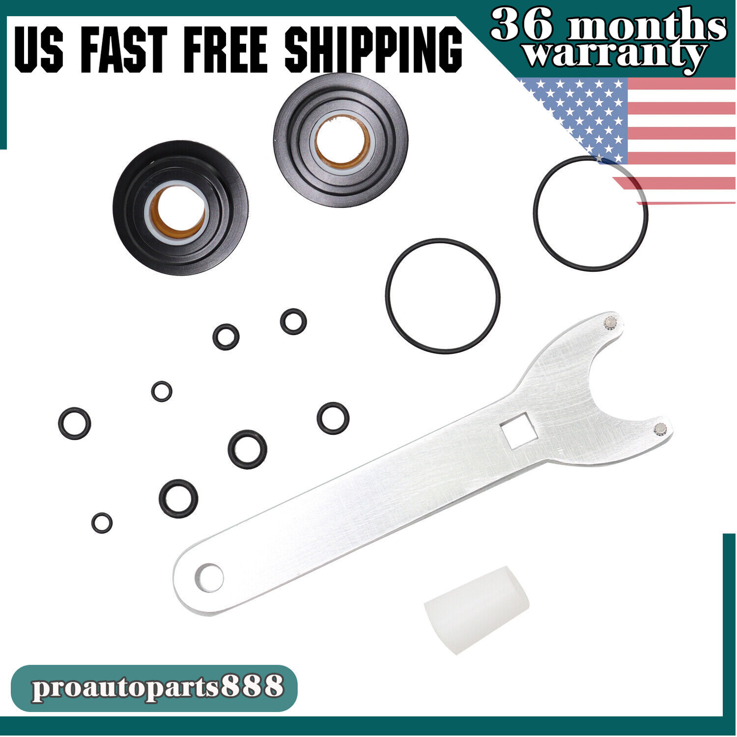 For SeaStar HC5345 HS5157 Front Mount Hydraulic Steering Cylinder Seal