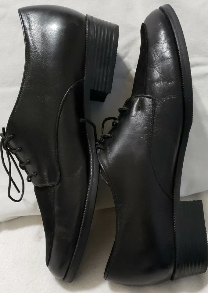 Munro Womens Shoes Leather & Suede Oxford Lace up Black 8.5 N. See desc flaw - Image 4 of 4