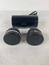 Aubell Aux Wide Angle & Telephoto Lens for 35mm SLR w/ Dust Covers