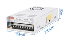 Switch Power Supply Transformer DC 24V 14.6A 350W Adapter For Nema17 23 Motor