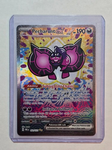 Pokemon TCG. Prismatic Evolutions. Pecharunt ex 163/131. NM - 第 3/3 張圖片