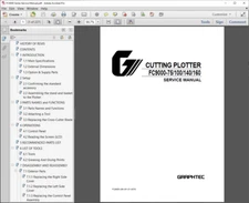 Graphtec FC Series - Service Manuals: FC8000 FC8600 FC9000