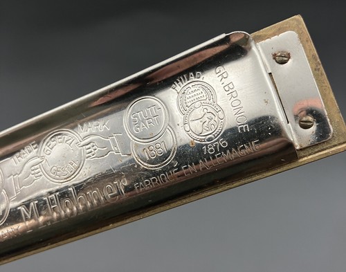 Vintage Harmonica Hohner Marine Band In Box No.1896 Key Of E with Original Paper - Picture 12 of 21
