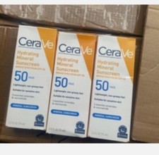 Cerave face sheer tint 1.7 fl oz exp 10/24 2 hydrating sheer sunscreen exp 8/25