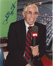 NEW YORK YANKEES PHIL RIZZUTO AUTOGRAPH 8 X 10 HALL OF FAMER SHORTSTOP HOLY COW