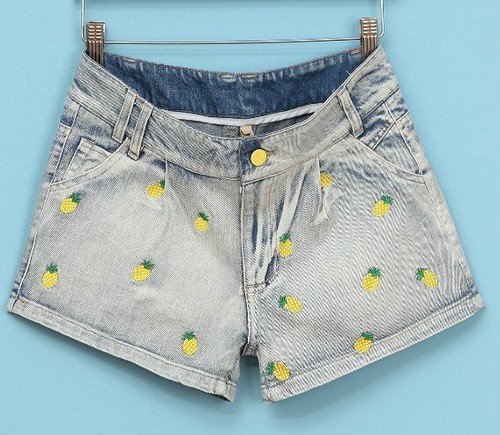 Pantaloncini corti pantaloni bermuda corti donna jeans chiari shorts 6043 |  eBay