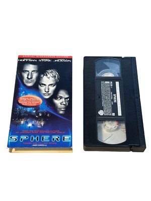 Sphere Samuel L Jackson Sci-Fi Movie Vintage 1998 VHS Tape