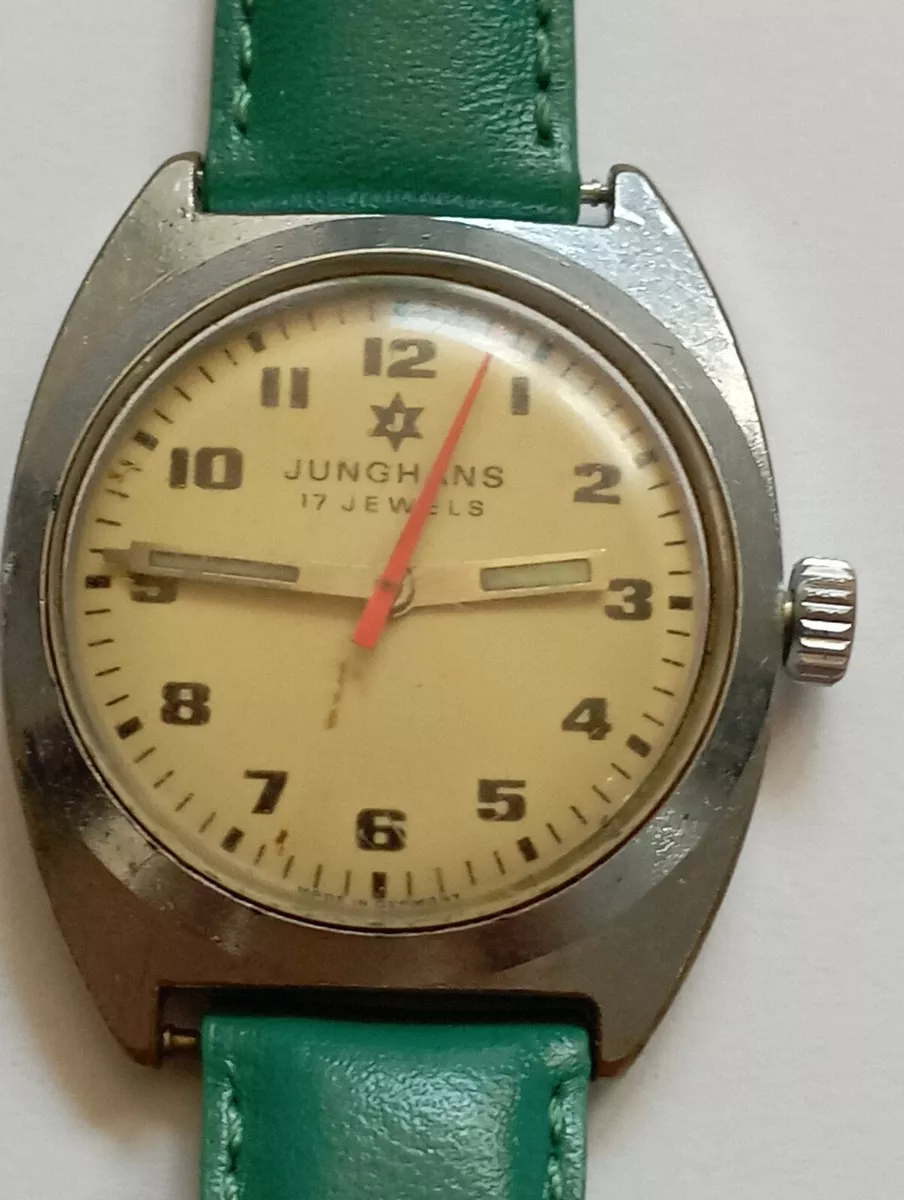 VINTAGE MAX Bill Germany JUNGHANS military watch cal 620.56 from 1971 75 parts