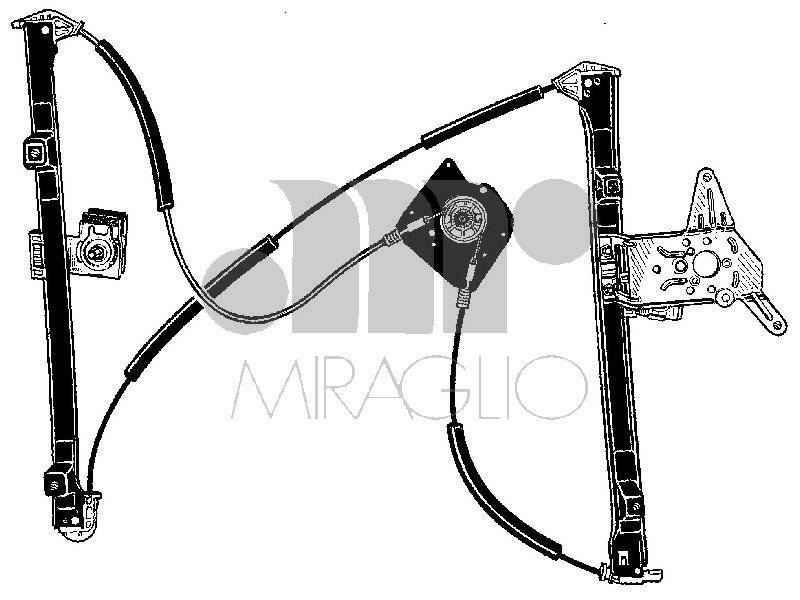 MIRAGLIO 30/1117 Alzacristallo Elettrico Sx per VW Lupo e Seat Arosa