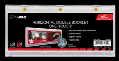 Ultra PRO 185mm ONE TOUCH Horizontal Double BOOKLET Card MAGNETIC