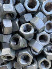   Hex Nuts 1/2-13 Coarse Thread Hot Dip Galvanized (QTY 50)