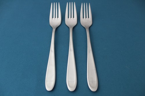 3 Dinner Forks WMF Cromargen ARTISAN Glossy 18/8 Stainless Korea 7 1/2"