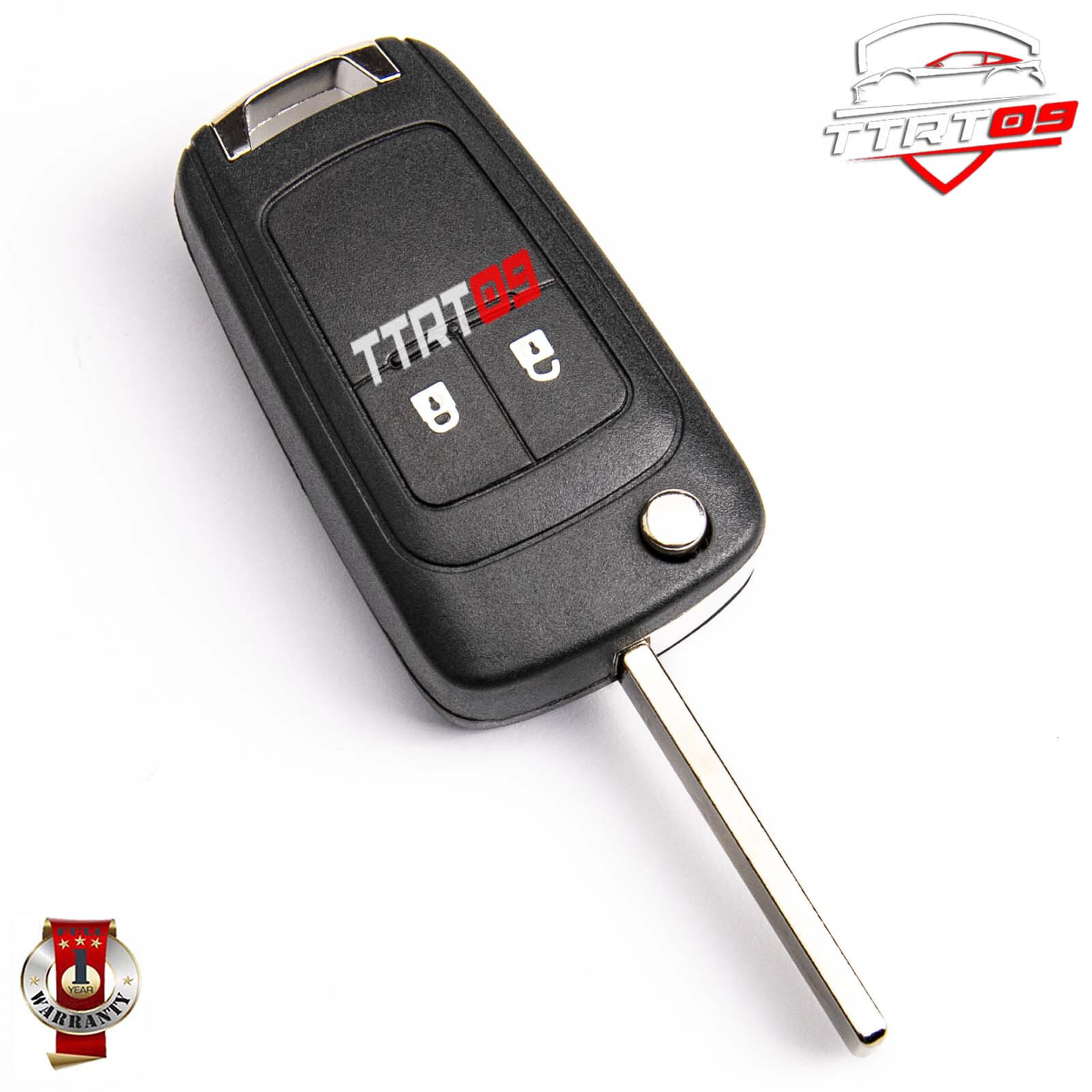 INOKEY Clé Opel Corsa E Astra J Insignia Mokka Adam Zafira Karl Cascada ( 2009-2016) Clé Che vrolet Cruze Aveo Trax Orlando Spark (2008-2015) - Aftermarket - 2 Boutons - Transp Pile et