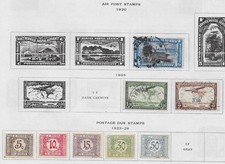 8 Congo Back of Book Stamps from Quality Old Antique Album 1920-1929