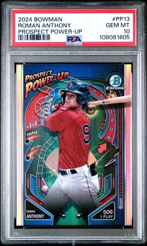 Roman Anthony 2024 Bowman Chrome Prospect Power-Up #PP13 PSA 10 GEM MT Rookie RC