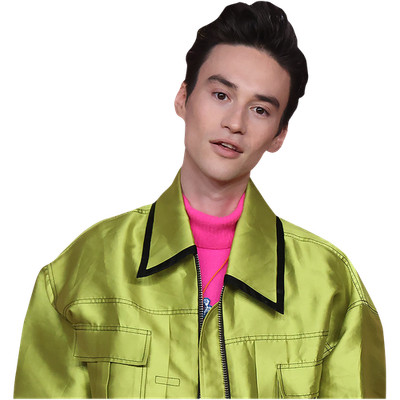 Jacob Collier (Purple Trousers) Half Body Buddy Cutout