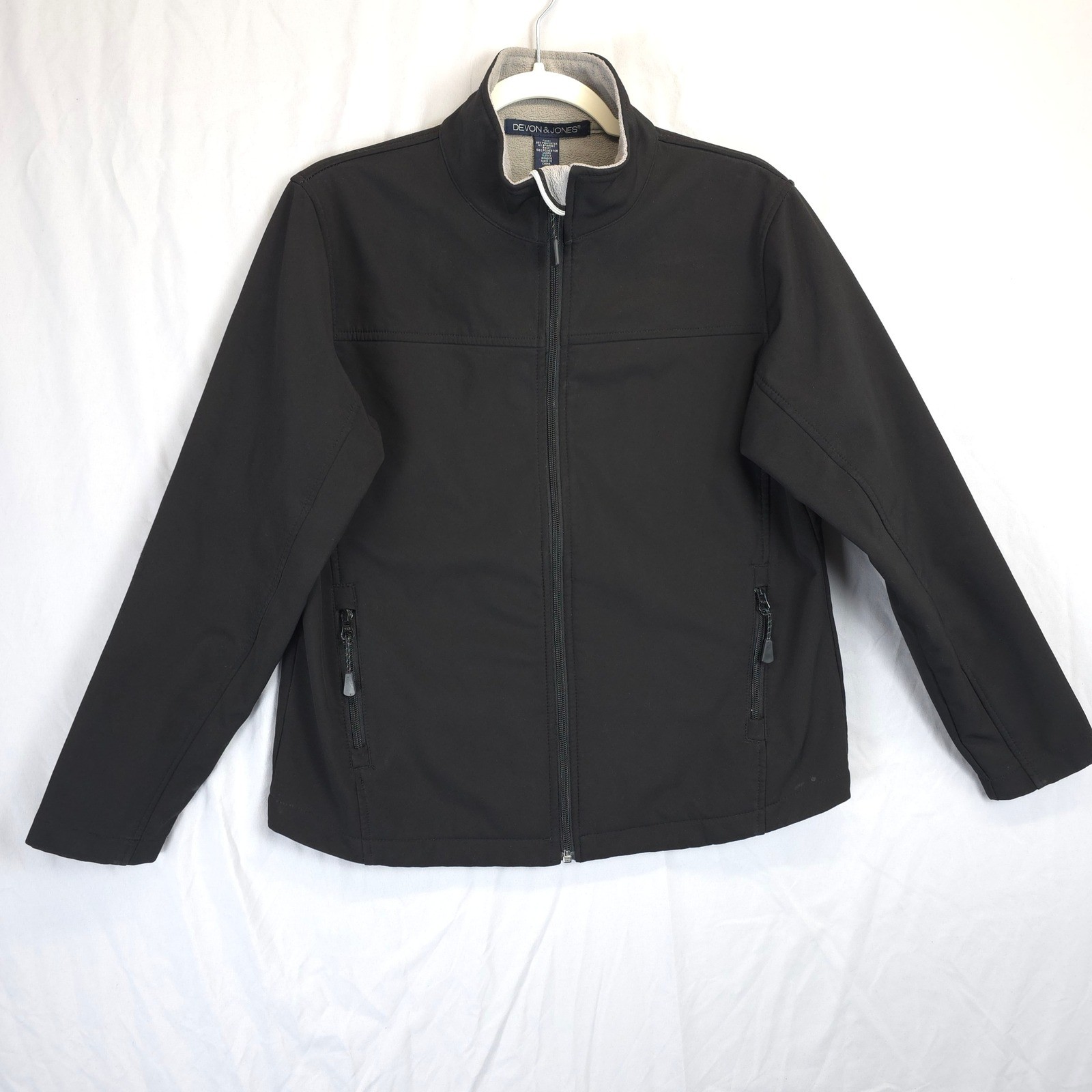 Devon & Jones Black Soft Shell Jacket Women M Ful… - image 11