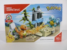 Mega Construx DYF10 Pokemon SQUIRTLE vs CHARMANDER 140 Pieces