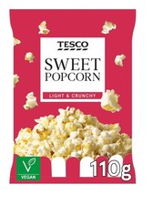 Tesco Sweet Popcorn 110G X 2