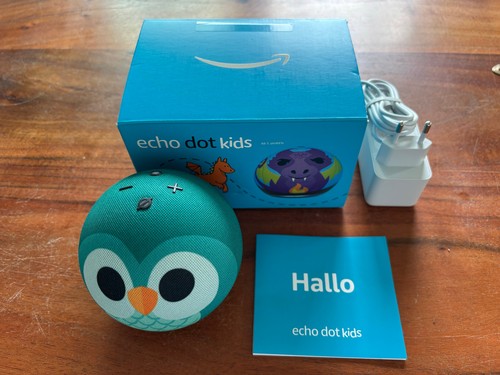 Amazon Echo Dot Kids Edition Smart Lautsprecher - Eulen Design