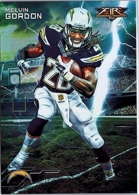 2015 Topps Fire #FON-MG Melvin Gordon Forces of Nature