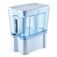 52-Cup Ready-Read 5-Stage Water Filter Pitcher Dispenser with 5-Stage 0 TDS Z...
