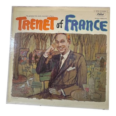 Charles Trenet Of France Capitol Records Vinyl LP Album 1962 French Chanson