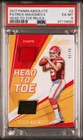 2017 Panini Absolute - Rookie  Patrick Mahomes II Head To Toe /99 (RC) PSA 6