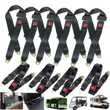 10 Pack Universal Truck Car Lap Seat Belts 2 Point Adjustable Single Seat Lap 10 Pack Universal Truck Car Lap Seat Belts 2 Point Adjustable Single Seat Lap