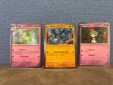 Pokemon Karte Trasla, Kirlia und Riolu Promo Set