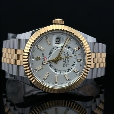 Rolex SkyDweller White Dial on Jubilee 326933