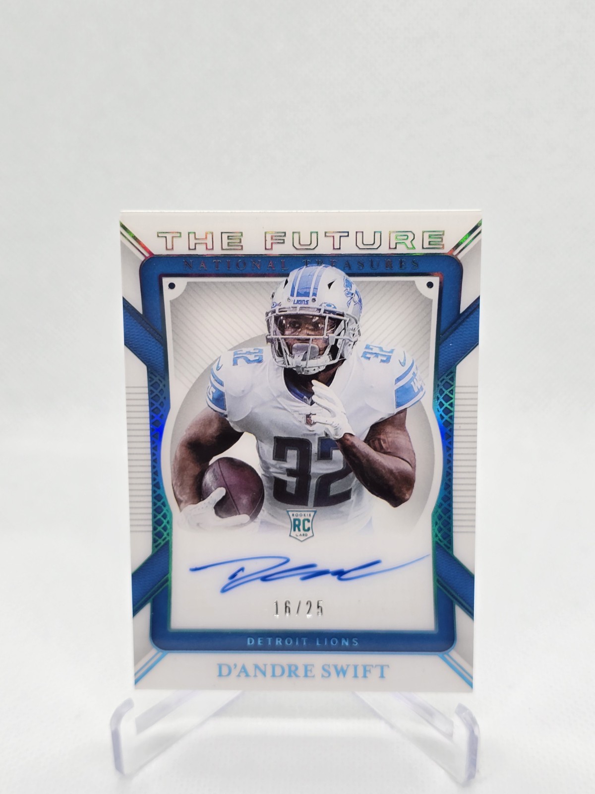 D'Andre Swift Panini National Treasures the Future Autographs #DS Base