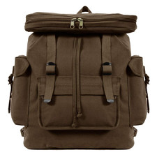 Rothco Canvas European Style Rucksack Earth Brown 2384