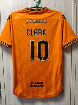 Kinder Dundee United 2019-2020 Home Fußball Shirt Trikot Clark #10