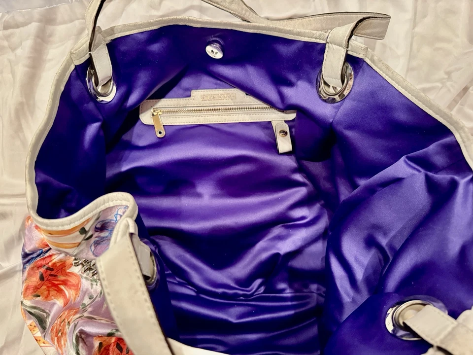 Henri Bendel Satin Spring Floral Tote - Image 4 of 4