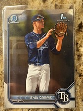 2022 1st Bowman Draft Chrome ~ Ryan Cermak ~ #BDC-81 ~ Tampa Bay Rays