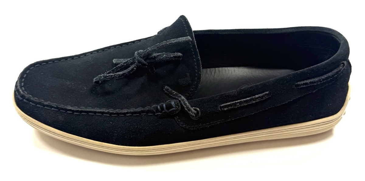 TODS Mens Loafers Gommino Driving Boat Deck Shoes Size 9  display picture 2