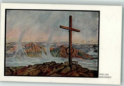 39736883 - No. 55 signed Wieland, the mountain cross Teubner