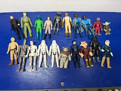 Vintage Star Wars Kenner Action Figure Lot 1977-1984 Lot Of 20