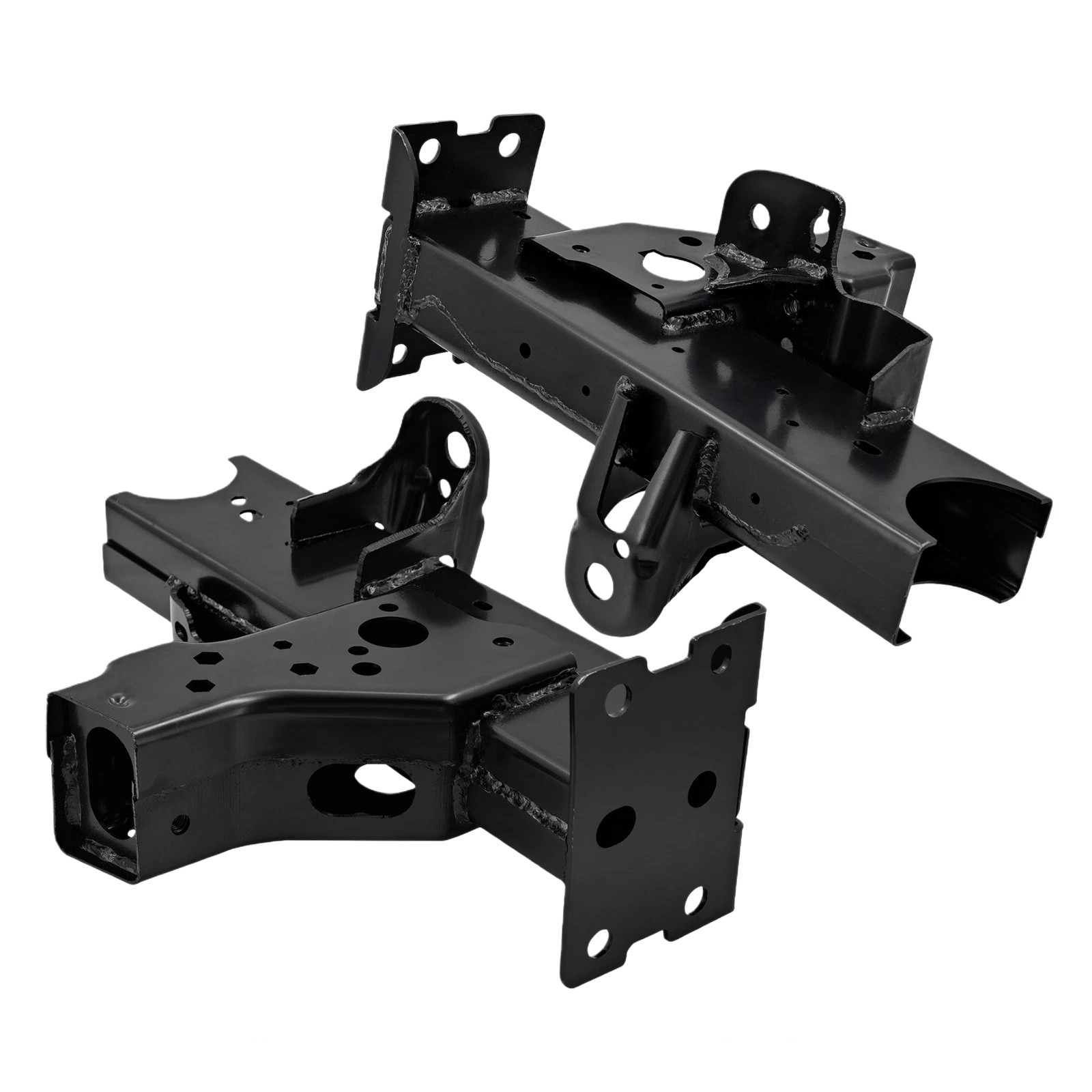 Fits For 2018-2025 Jeep JL Wrangler JT Gladiator Front Rail Extension Left+Right thumbnail 2