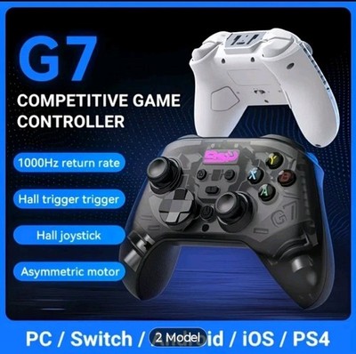 G7 Turbo Joystick Game Controller, 3 Connection Android Switch PC PS4 IOS