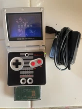 Nintendo Game Boy Advance SP Silver Console Donkey Kong CountryYu-Gi-Oh! TESTED