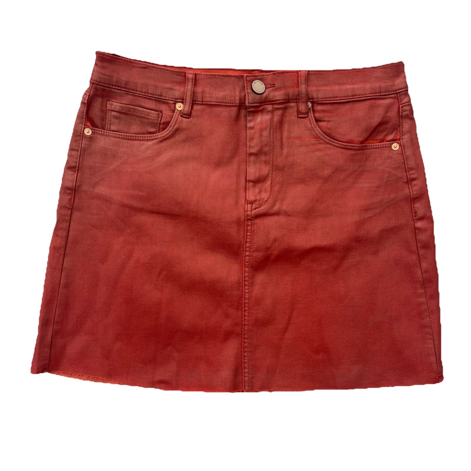 Blank NYC Red Mini Skirt Denim Jean Women’s Size 30