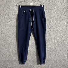 Figs Women s Size Small Navy Blue Zamora Cargo Scrub Pant - Pockets Mid-Rise