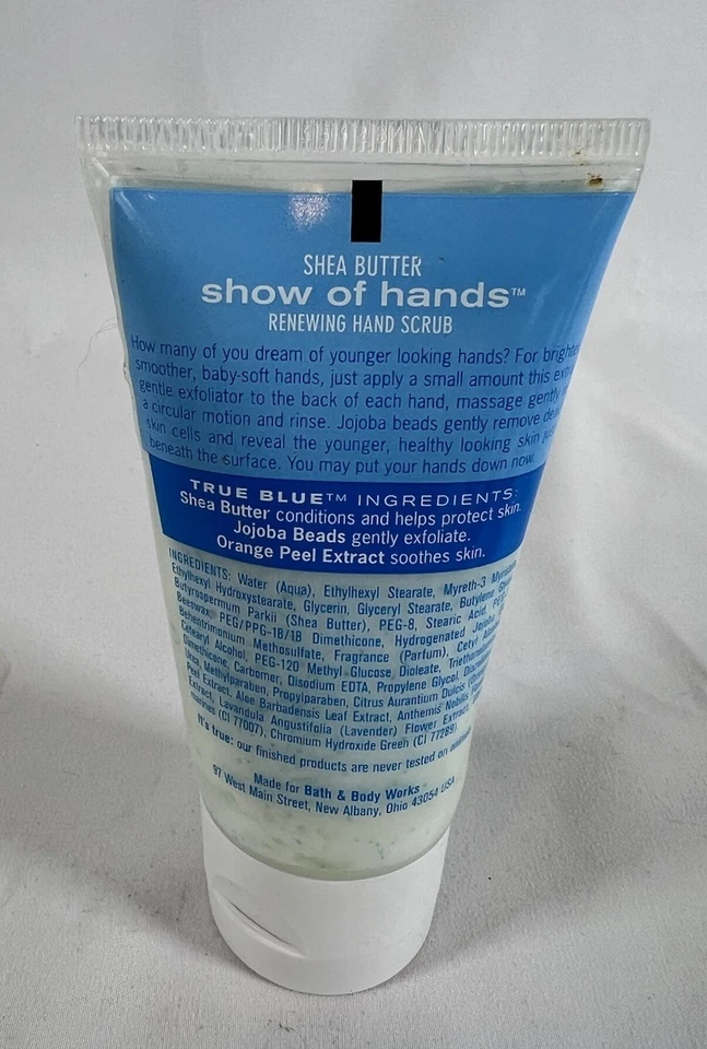 DISCONTINUED Bath & Body Works True Blue Spa Sleight of Hand Scrub RARE - Image 2 of 2