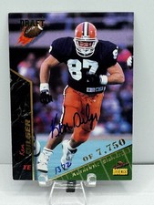1995 Signature Autographed Rookie Football Card Ken Dilger #24 Signatures /7750 . rookie card picture