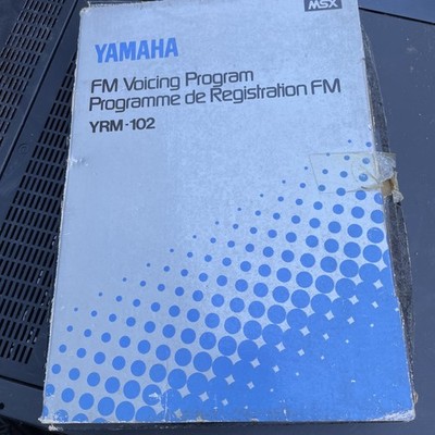 Yamaha YRM-102 FM VOICING PROGRAM MSX